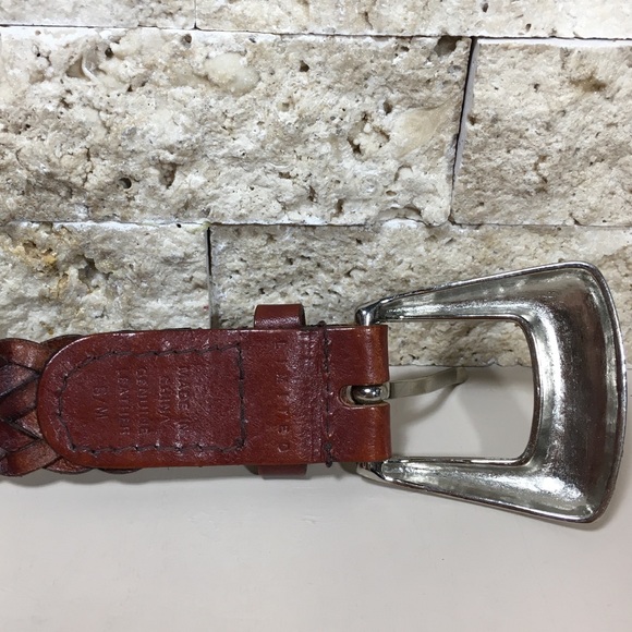 The Limited Belt S M Leather Braided Brown - Picture 6 of 7